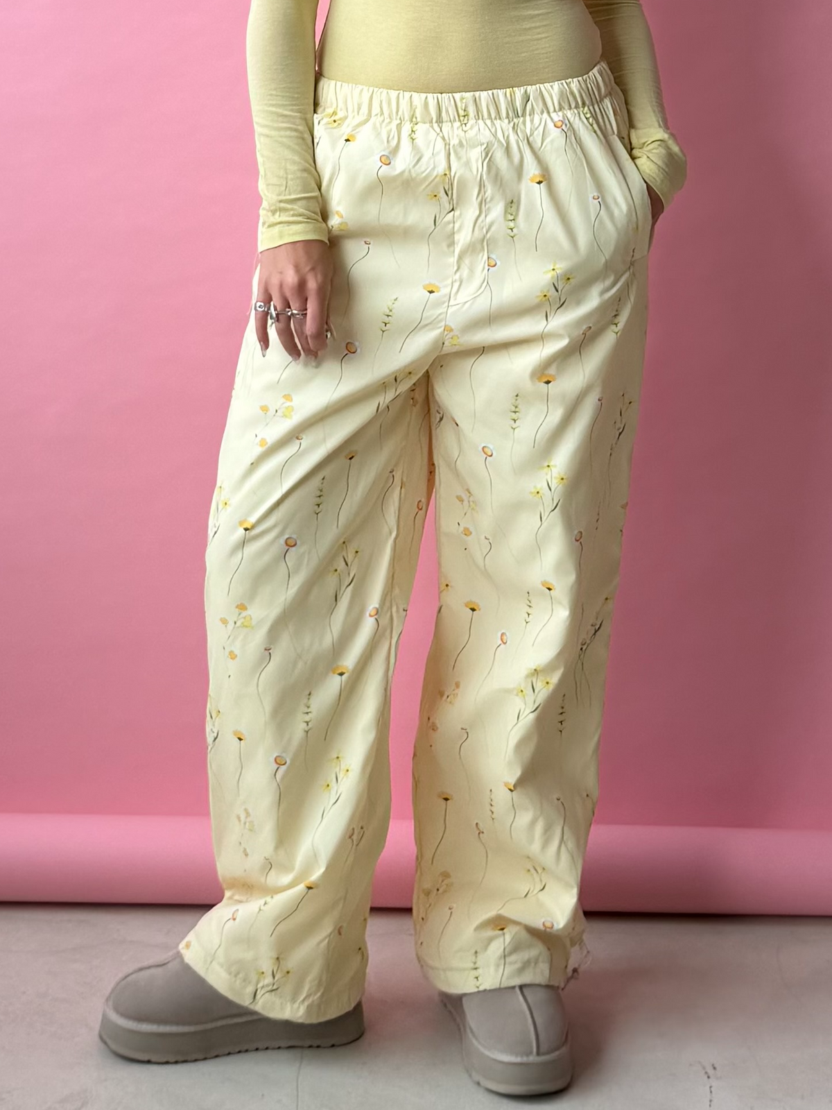Puffer Jacket Set-Yellow