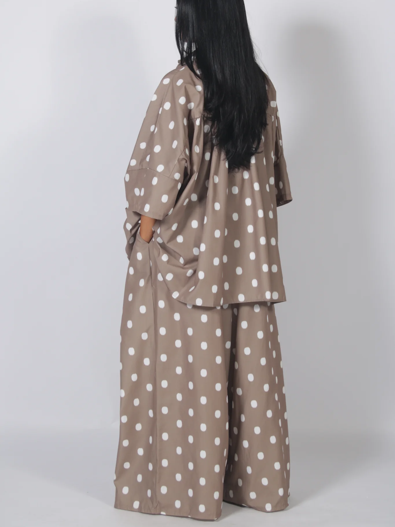 Retro Oversized Polka Dots Set