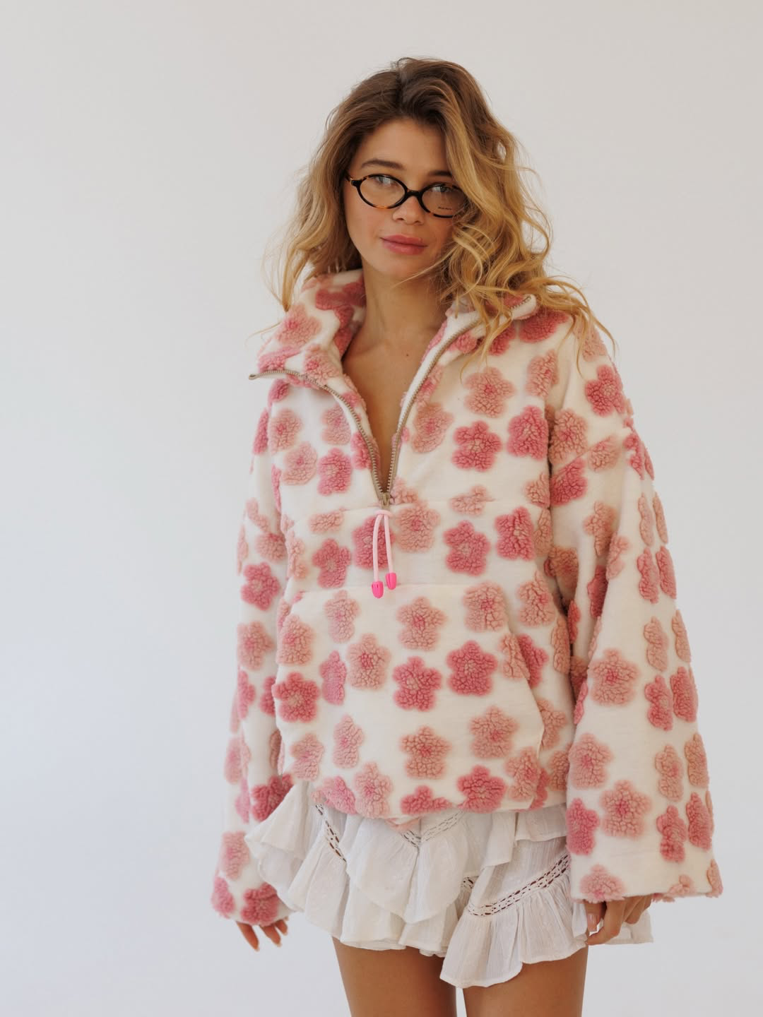 Floral Fleece Jacket
