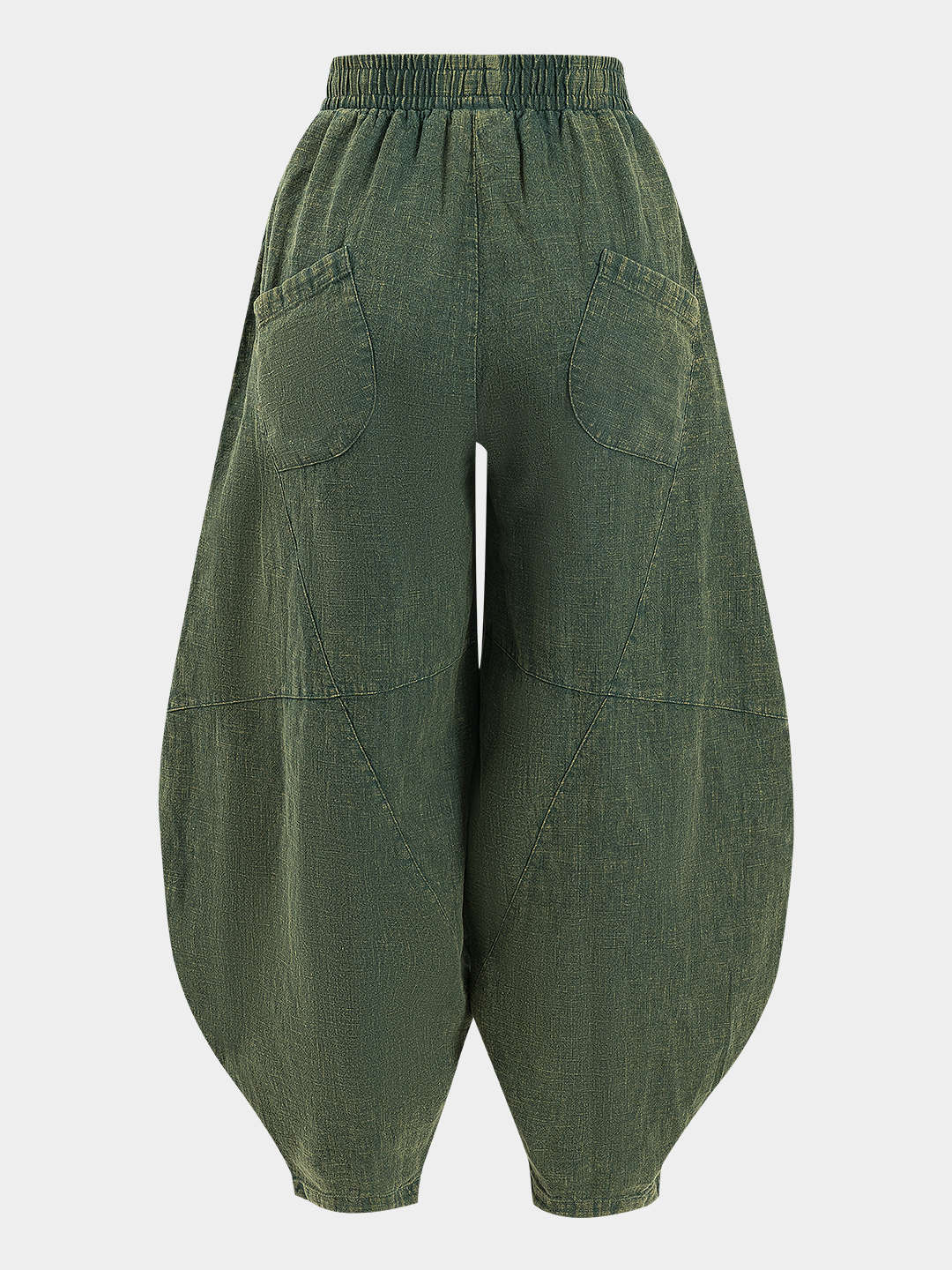 Retro Linen Baggy Pants