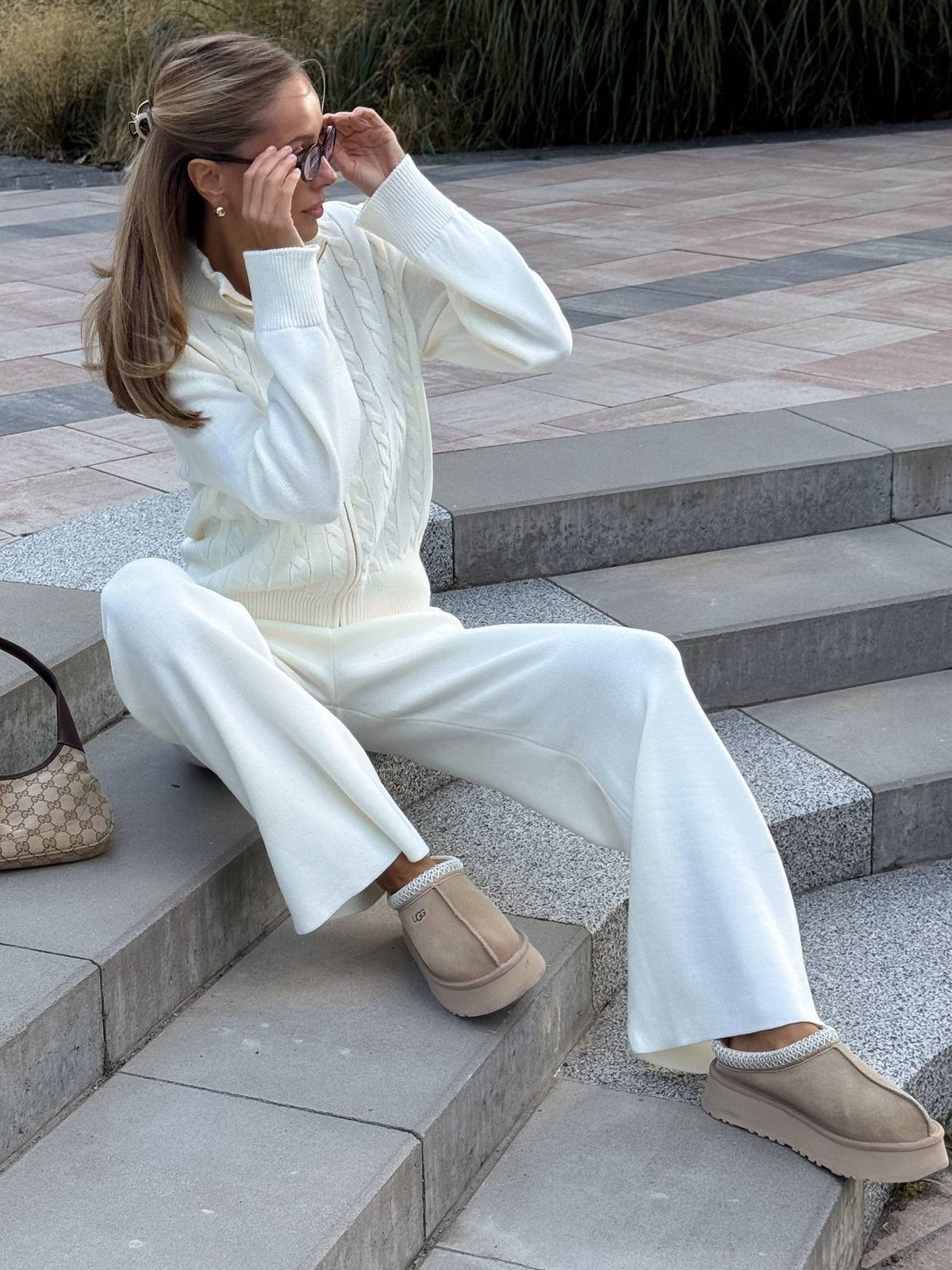 Minimalist Cable Knit Set