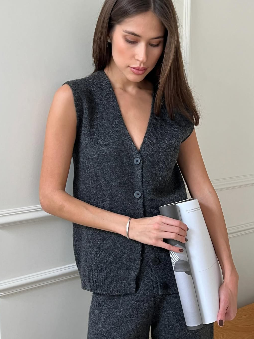 Minimalist Knit Three-Piece Set