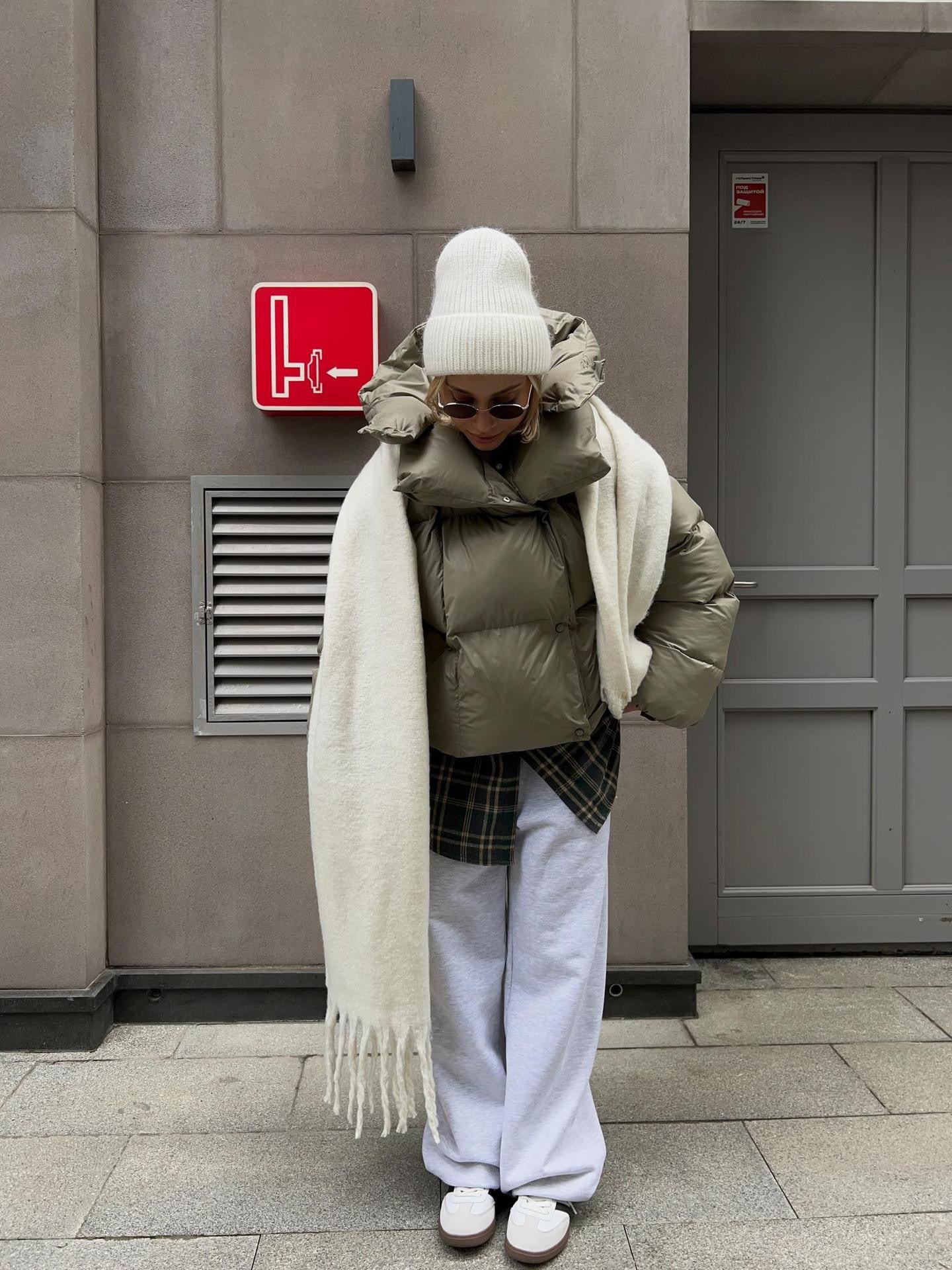 Oversized Short Puffer Jacket