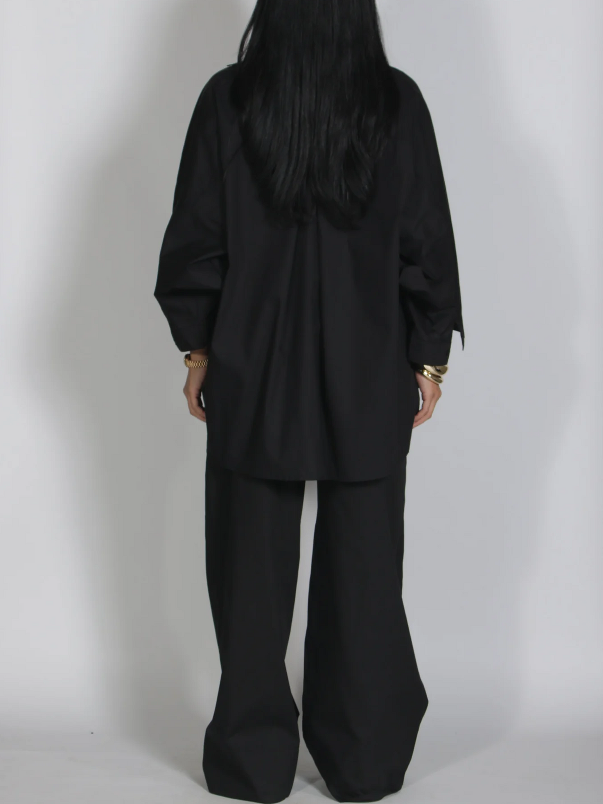 Retro Oversized Solid-Color Set