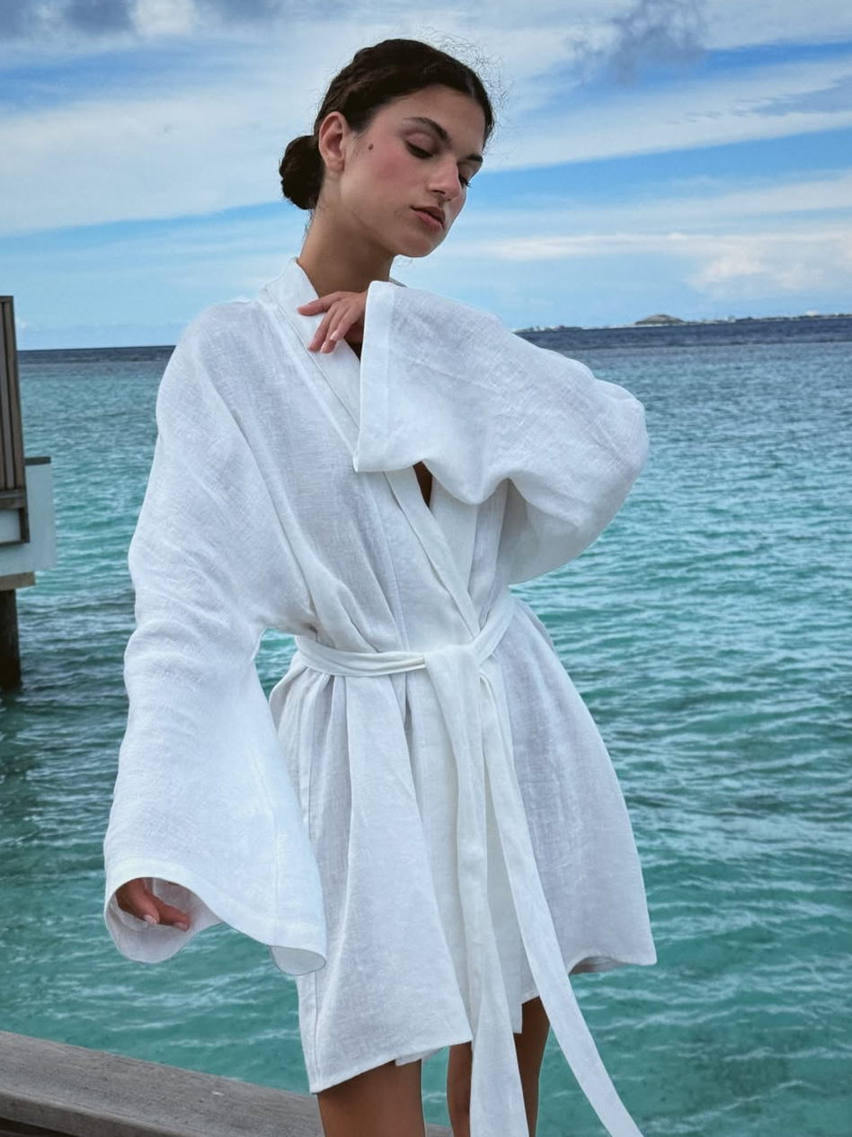 Cotton-Linen Kimono