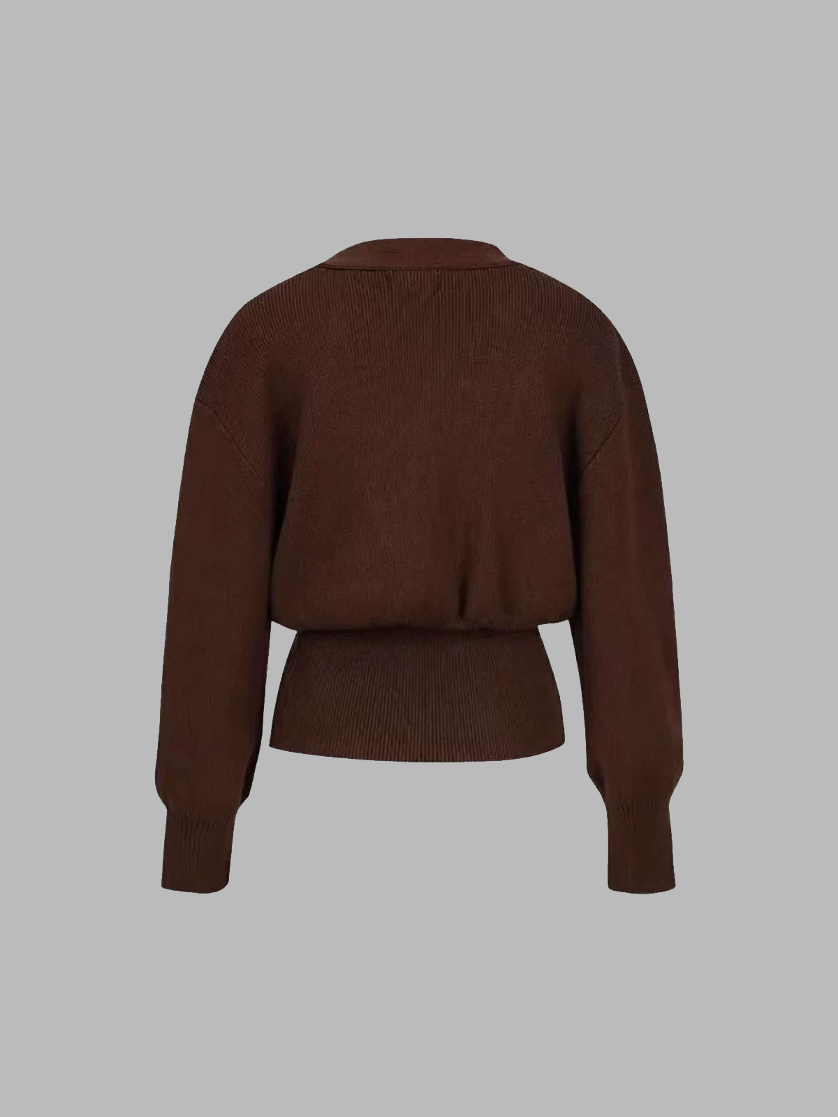 Retro V-neck Cardigan