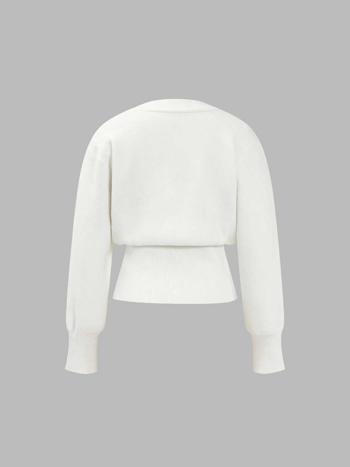 Retro V-neck Cardigan