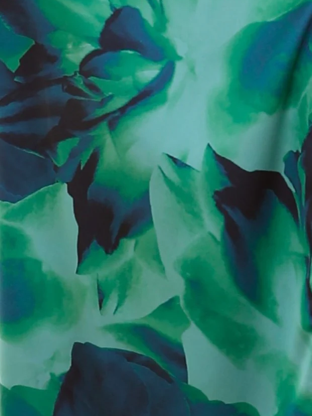 Cutout Split Printed Dress