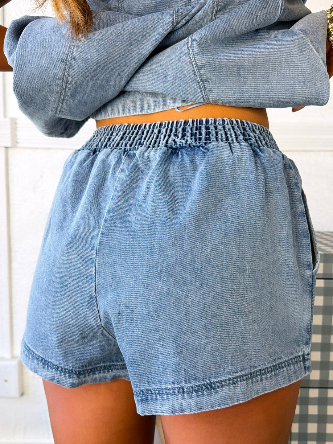 Puff Denim Set