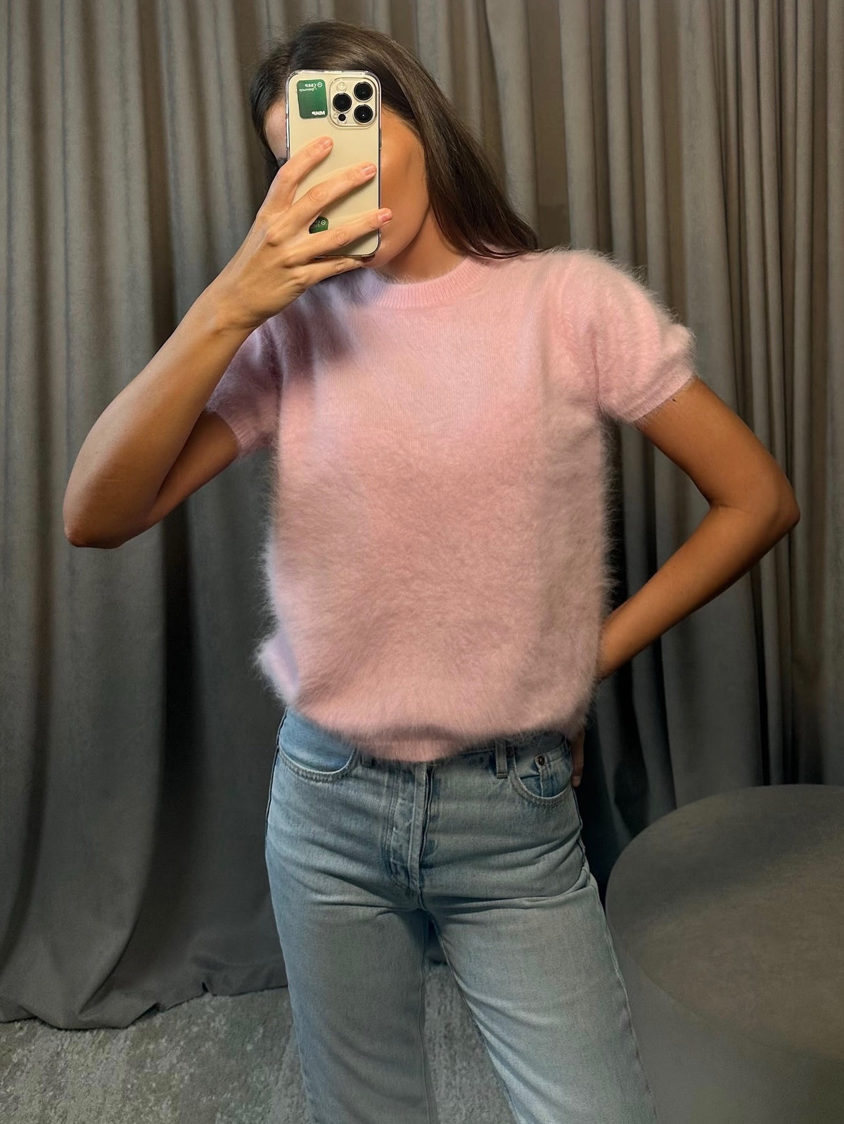 Crew-Neck Plush Sweater