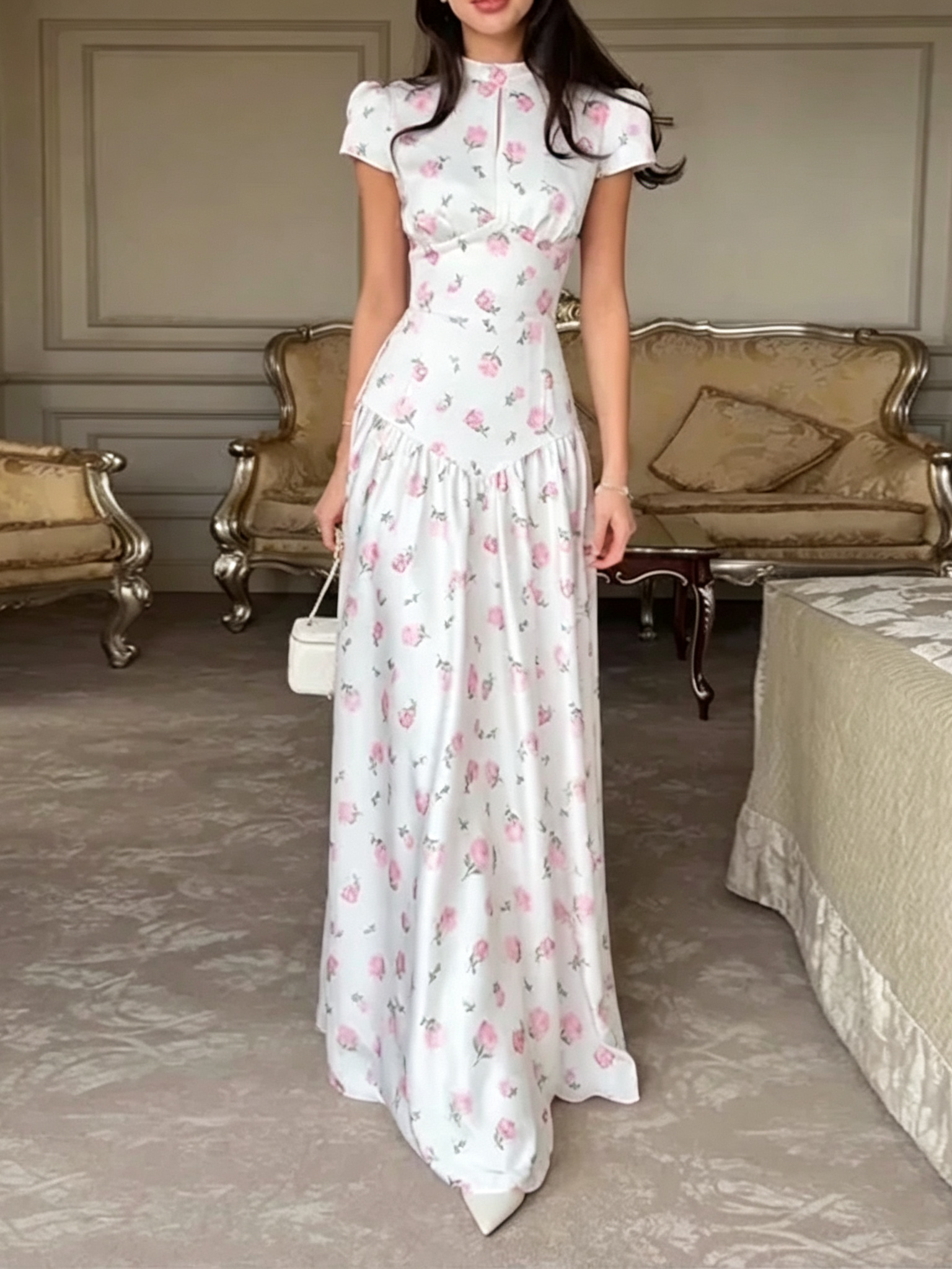 Conjunto de falda larga Alaia