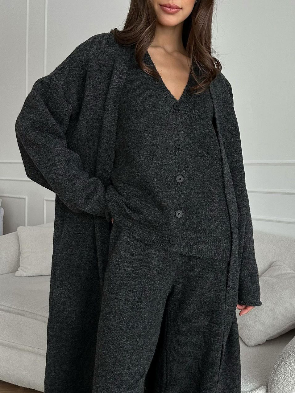 Minimalist Knit Three-Piece Set