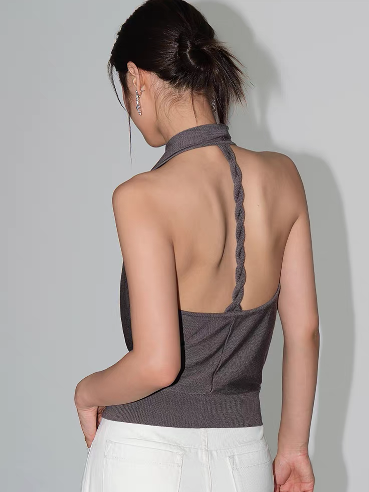 Racerback Knit Tank Top