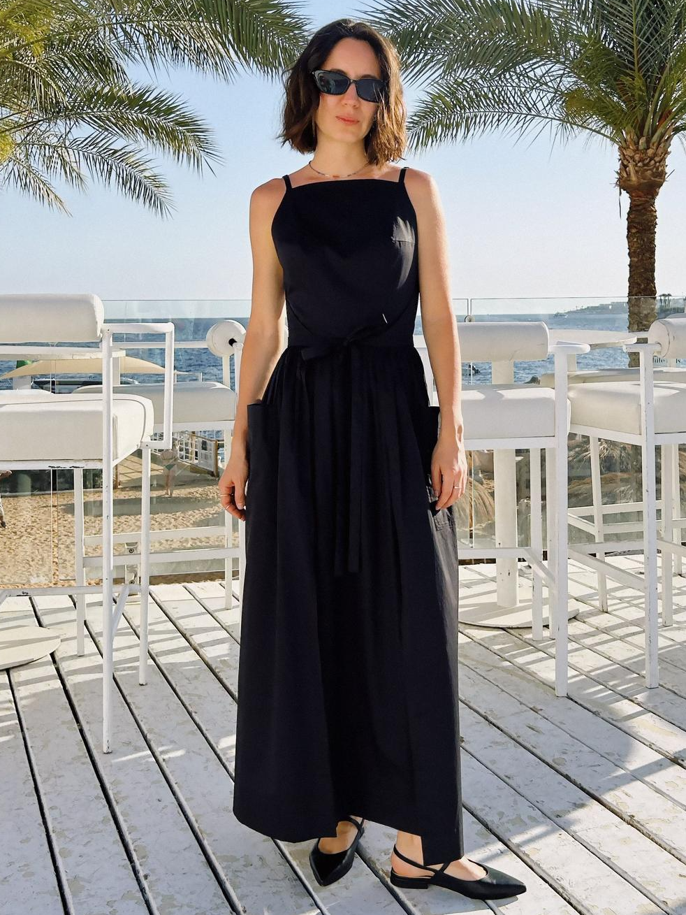 Seamless Tie-Waist Dress