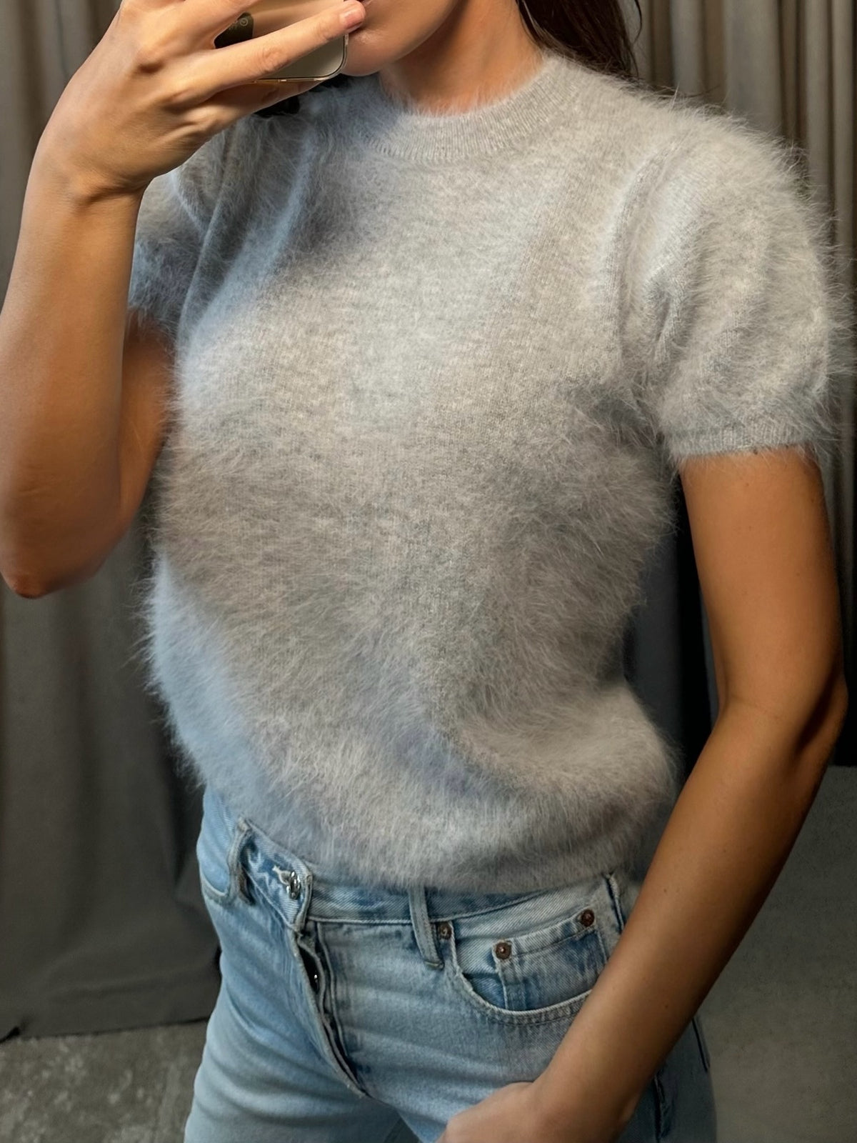 Crew-Neck Plush Sweater