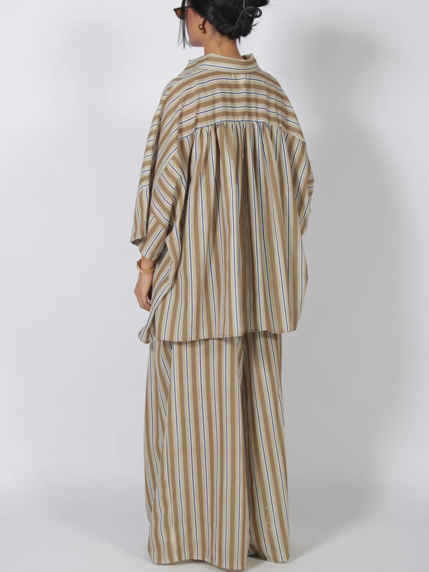 Retro Oversized Striped Set