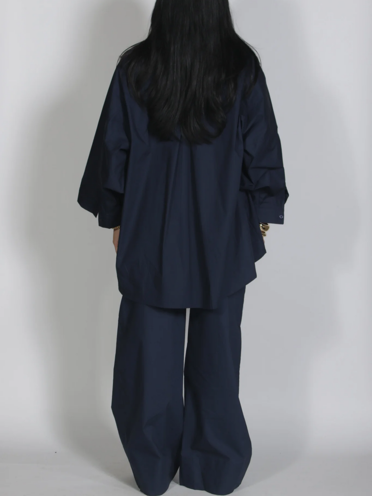 Retro Oversized Solid-Color Set