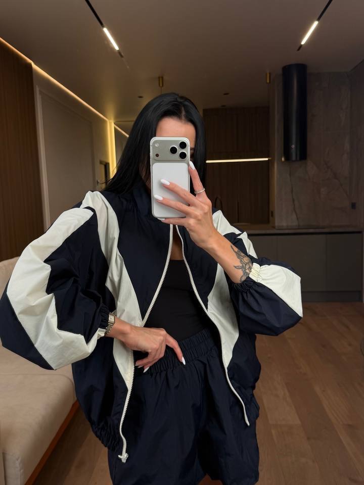 Windbreaker Shorts Set