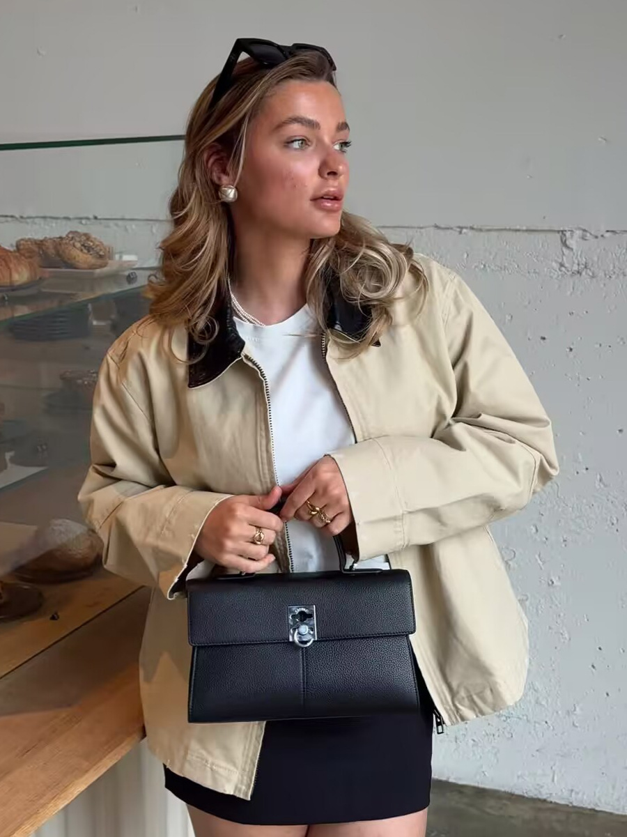 Retro Color-Block Jacket