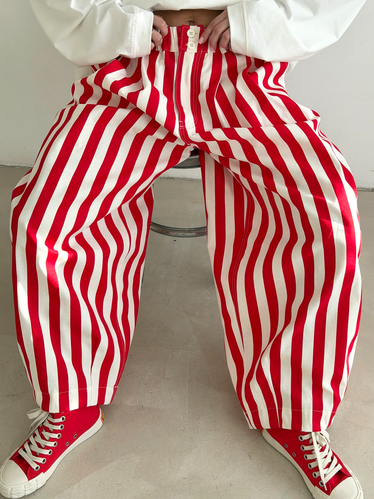 Striped Baggy Pants