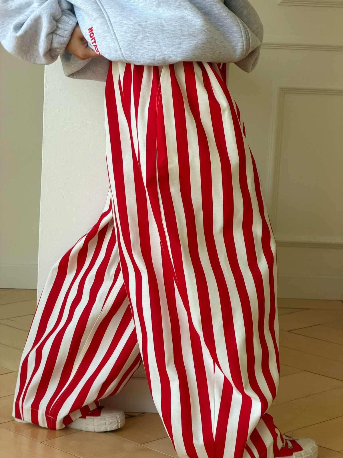 Striped Baggy Pants