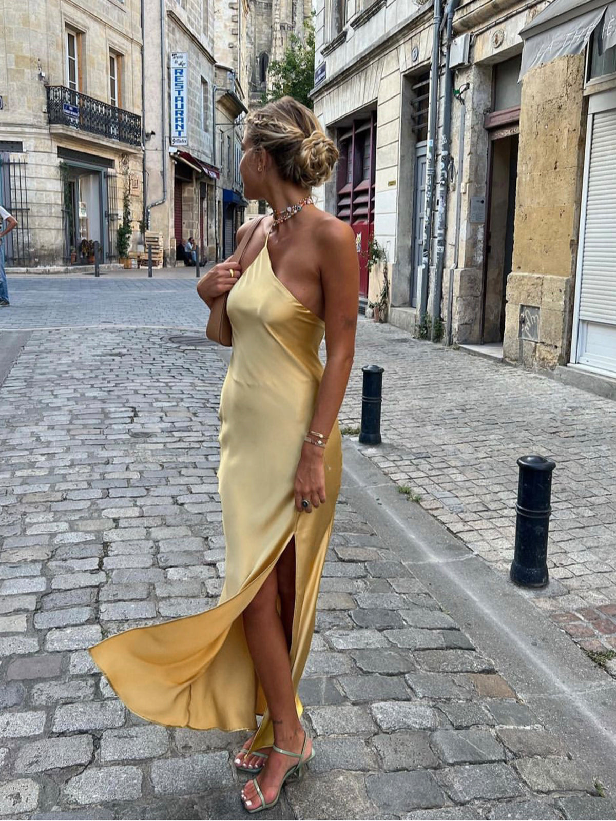 chinese dress ladies Elai Open Back Maxi Dress