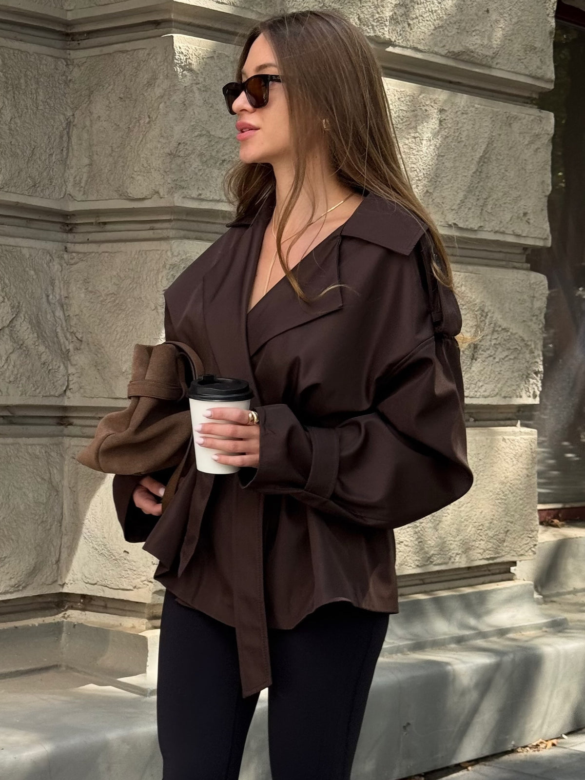 Double-Breasted Trench Coat