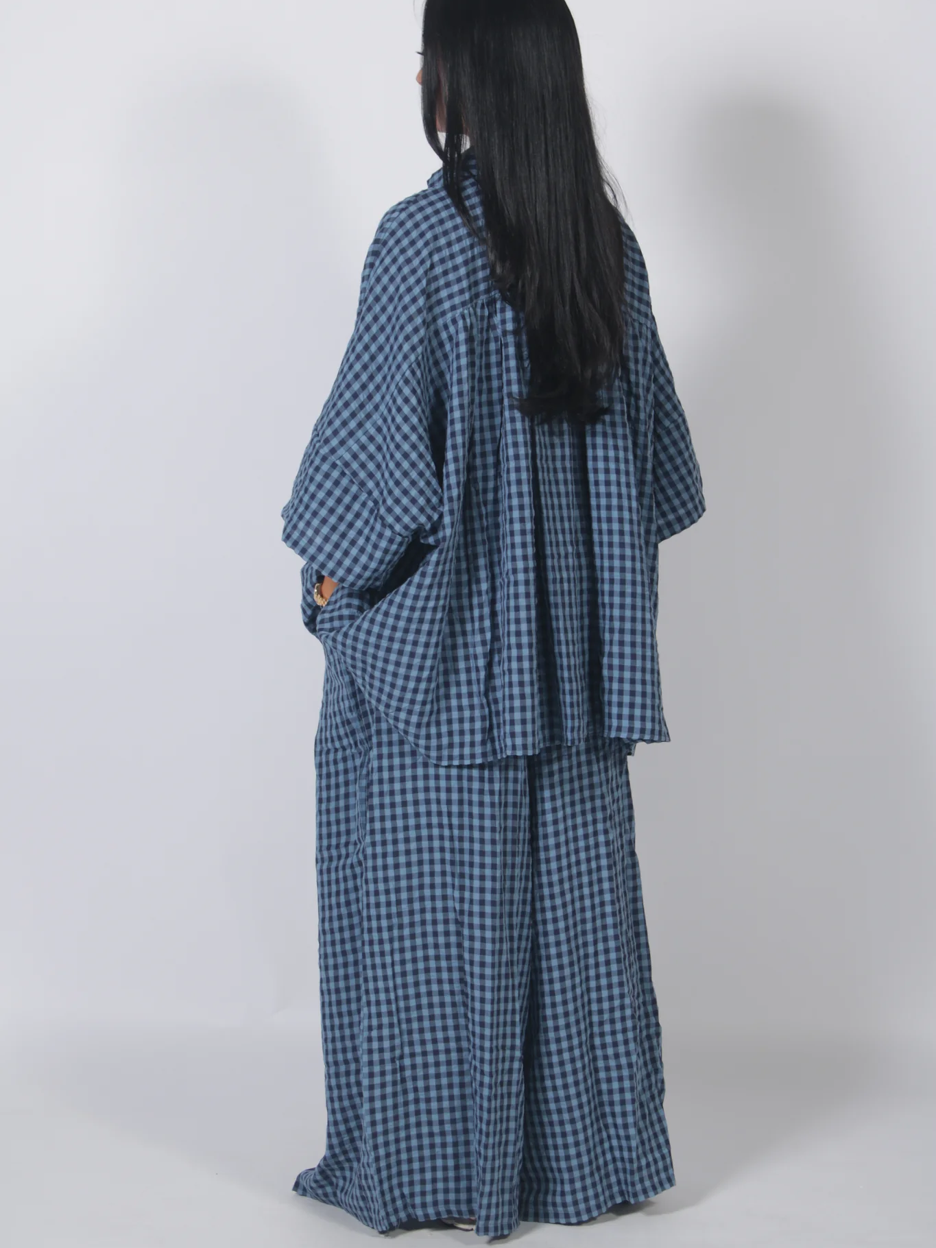 Retro Oversized Plaid set
