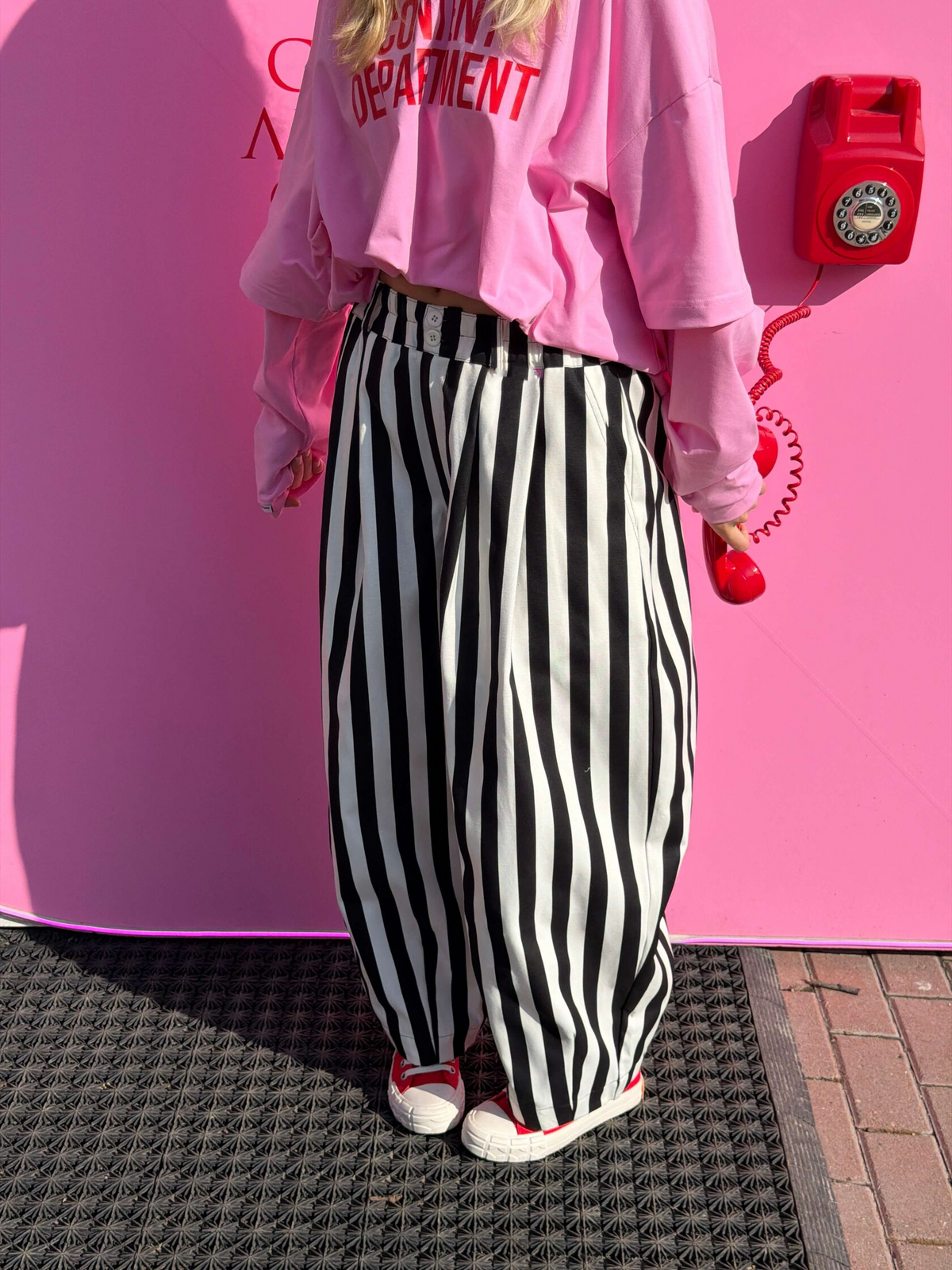 Striped Baggy Pants