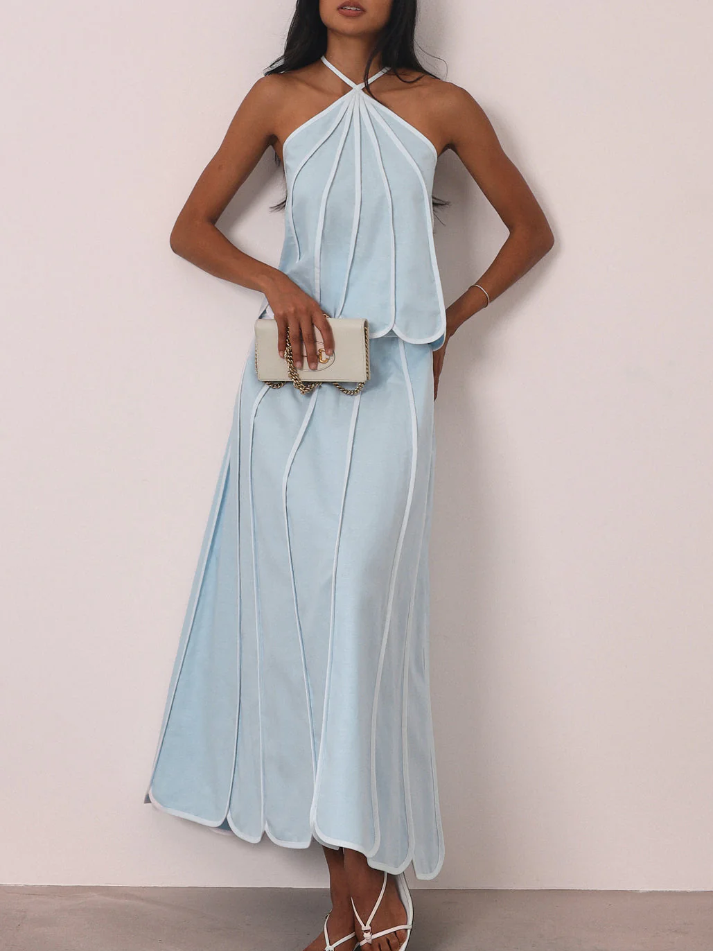 Panelled Resort Maxi Skirt Set