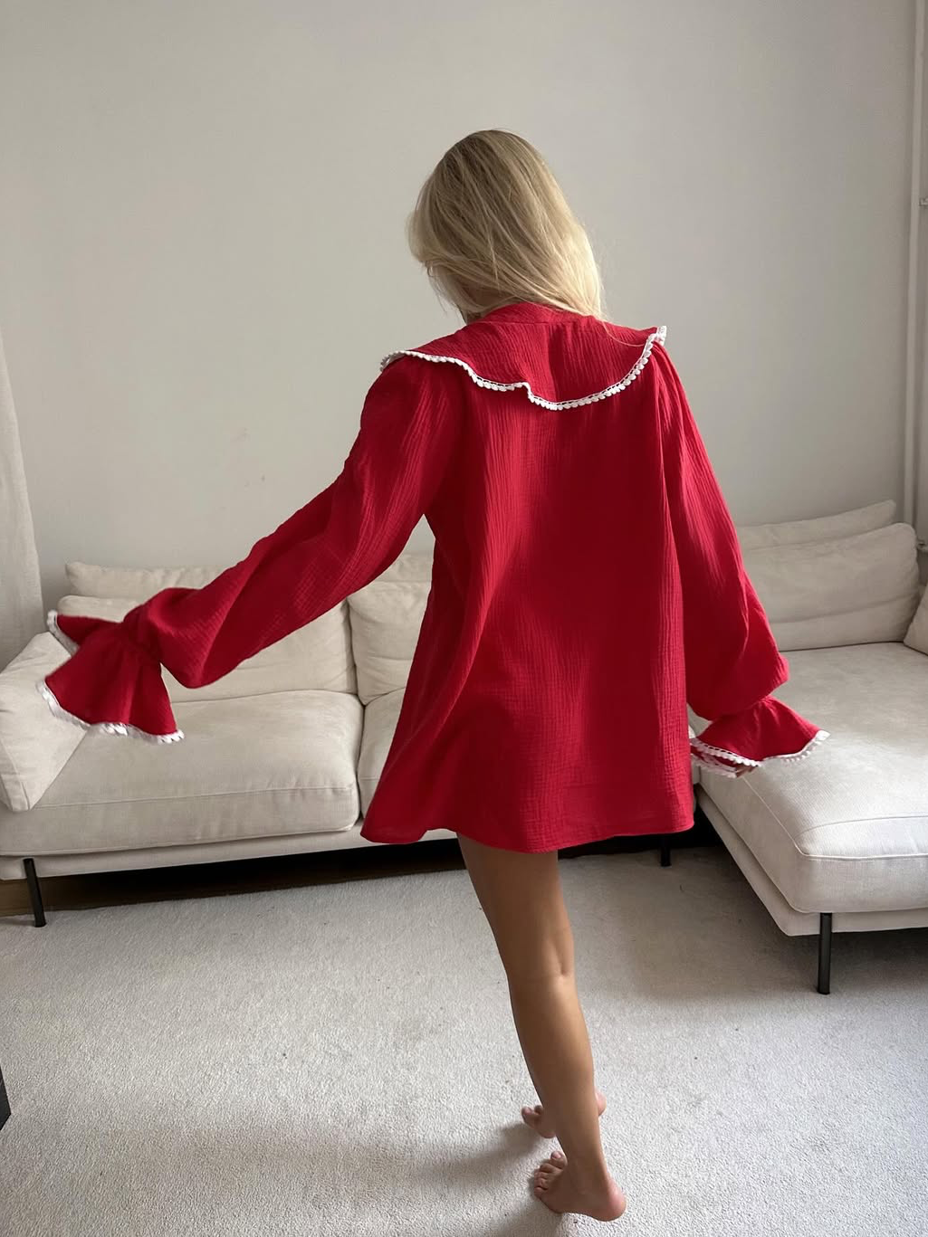 Cotton Color-Blocked Set