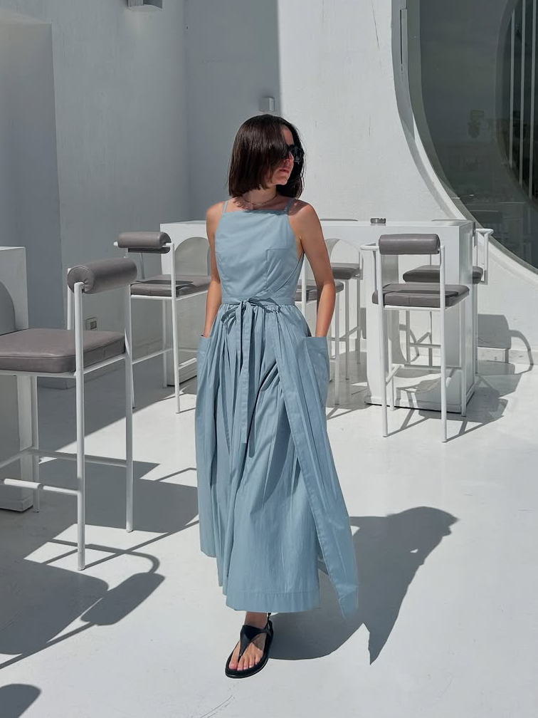 Seamless Tie-Waist Dress