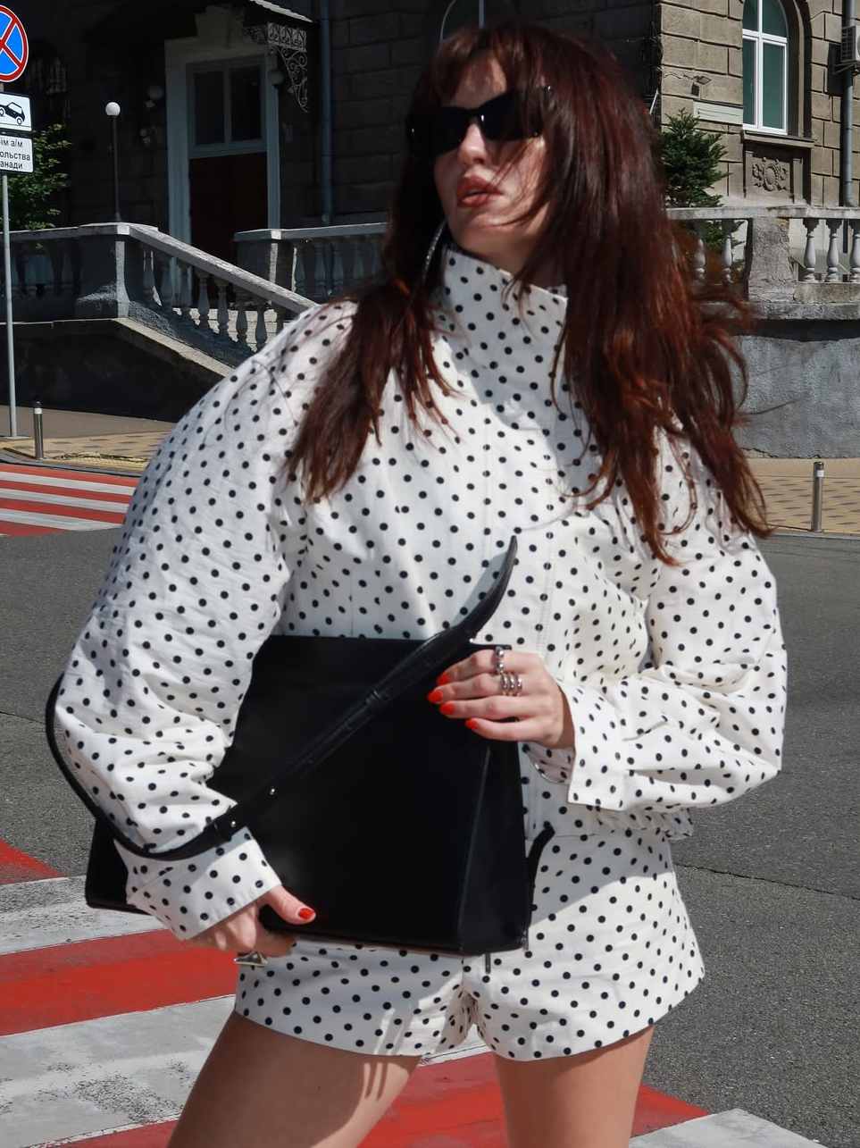 Polka Dot Shorts Set