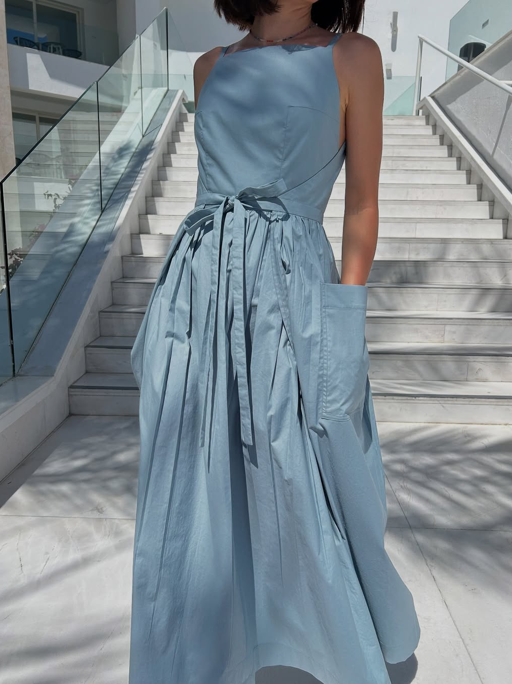 Seamless Tie-Waist Dress