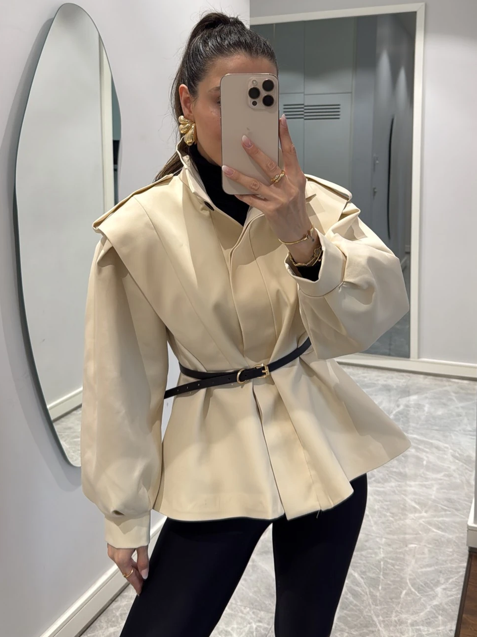 Elena trench jacket