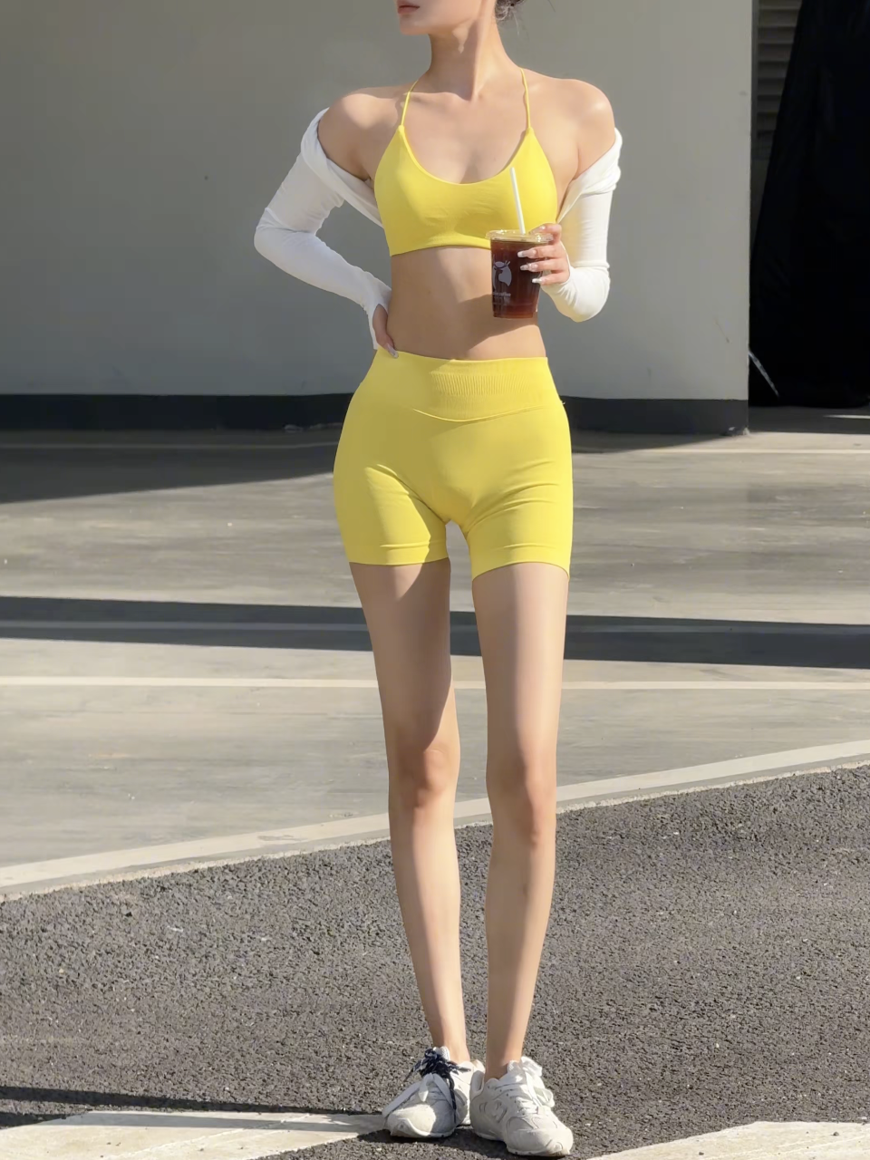 High-Stretch Yoga Pants Set