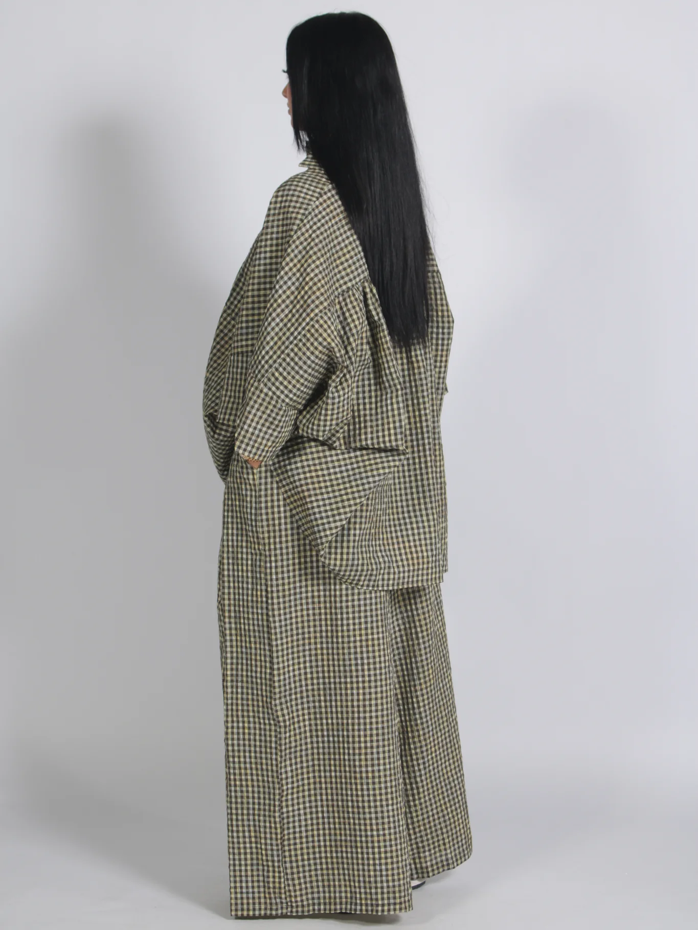 Retro Oversized Plaid set