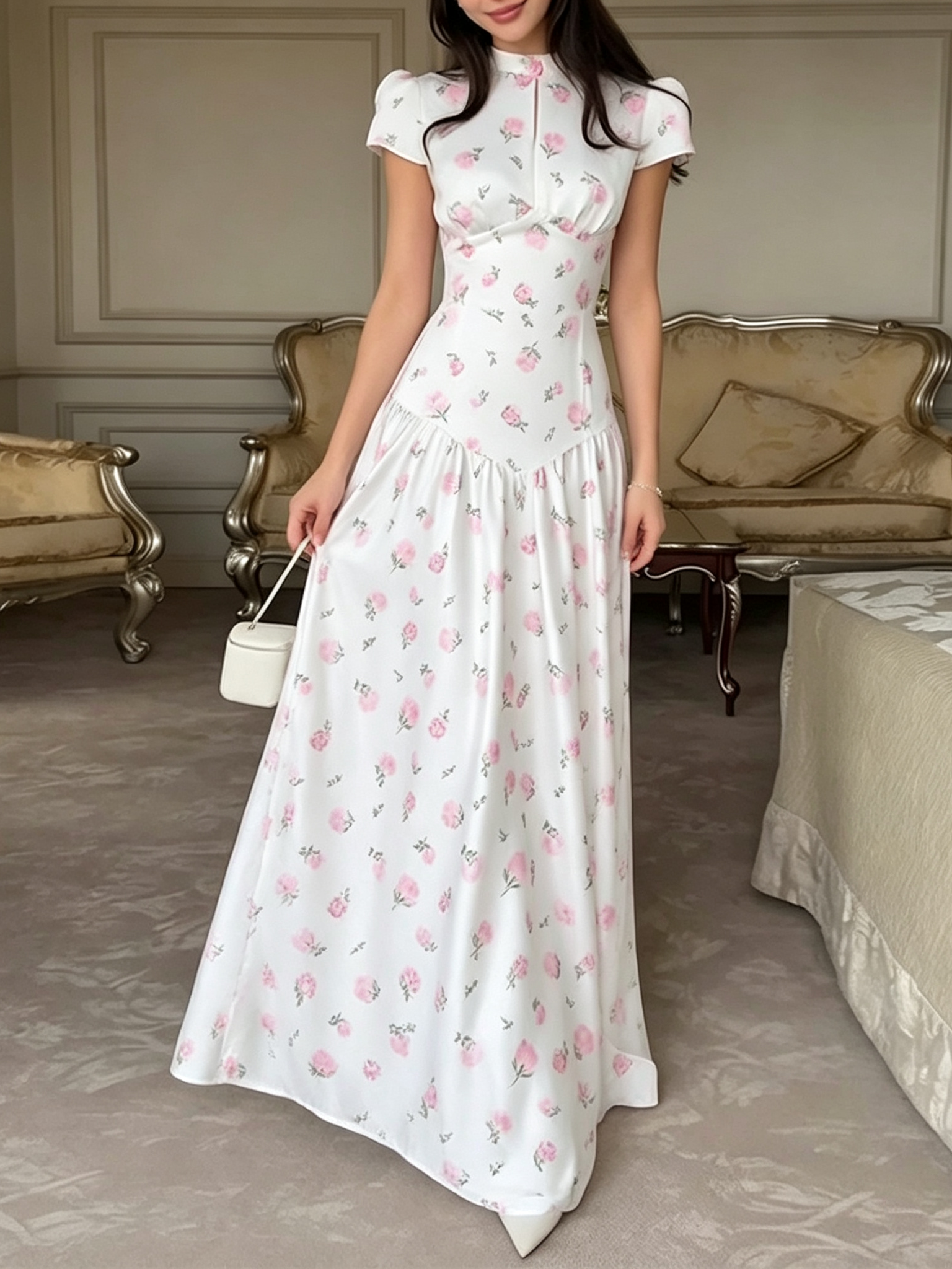 Conjunto de falda larga Alaia