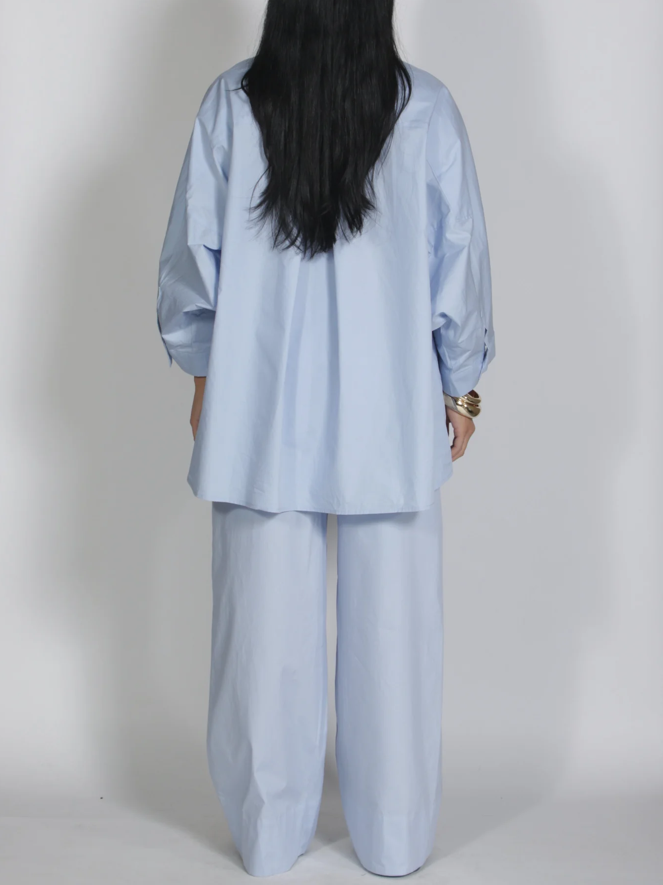 Retro Oversized Solid-Color Set