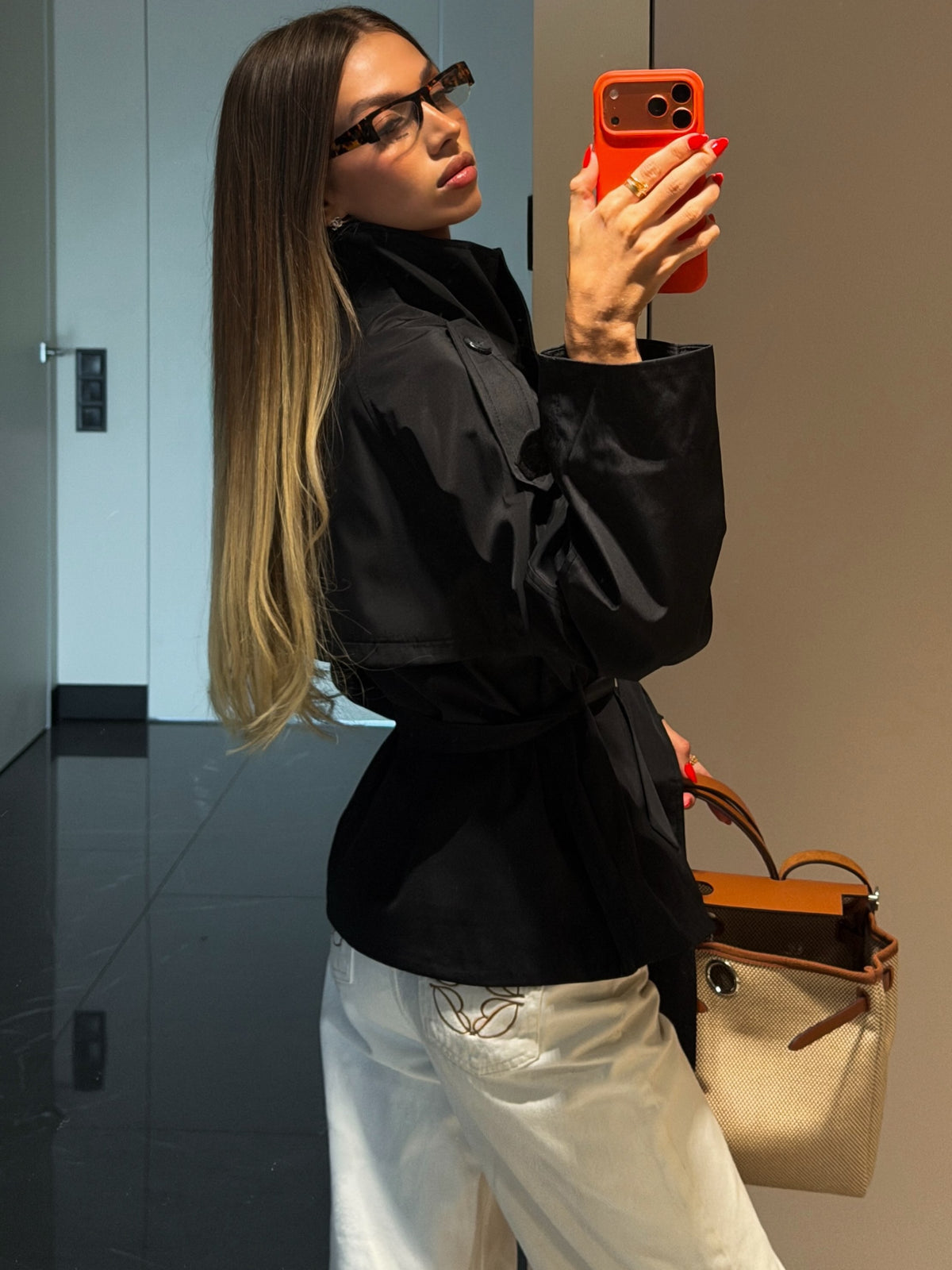 Double-Breasted Trench Coat