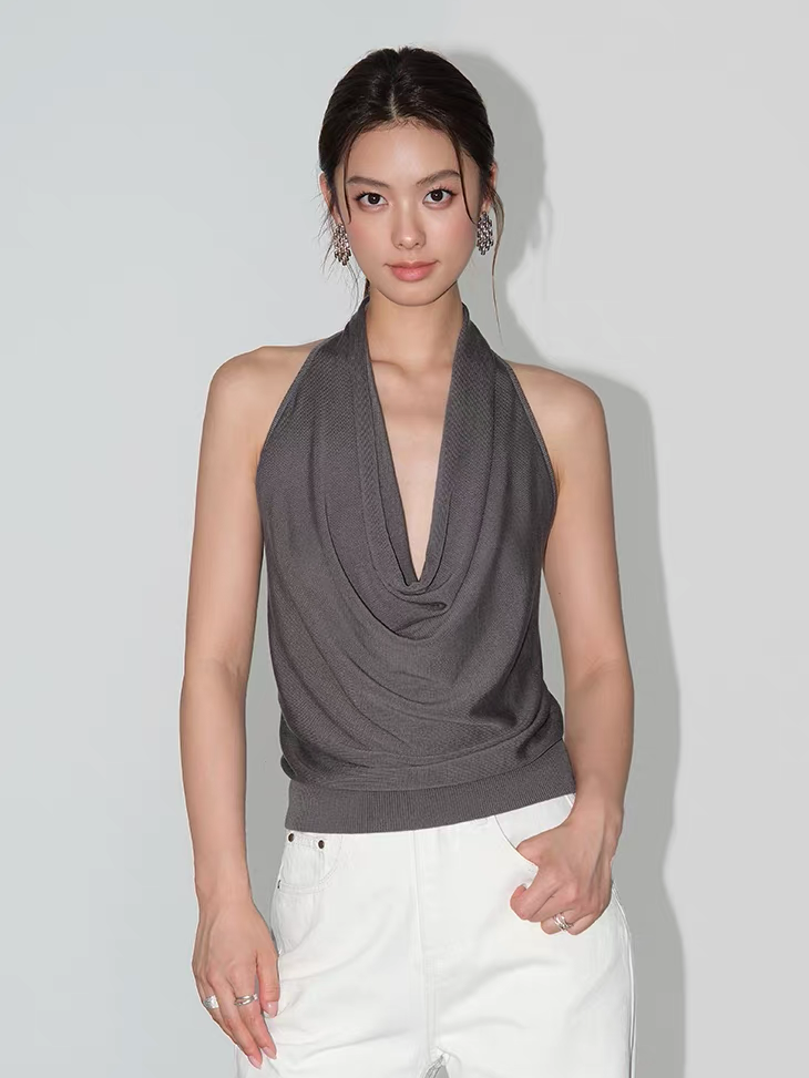 Racerback Knit Tank Top