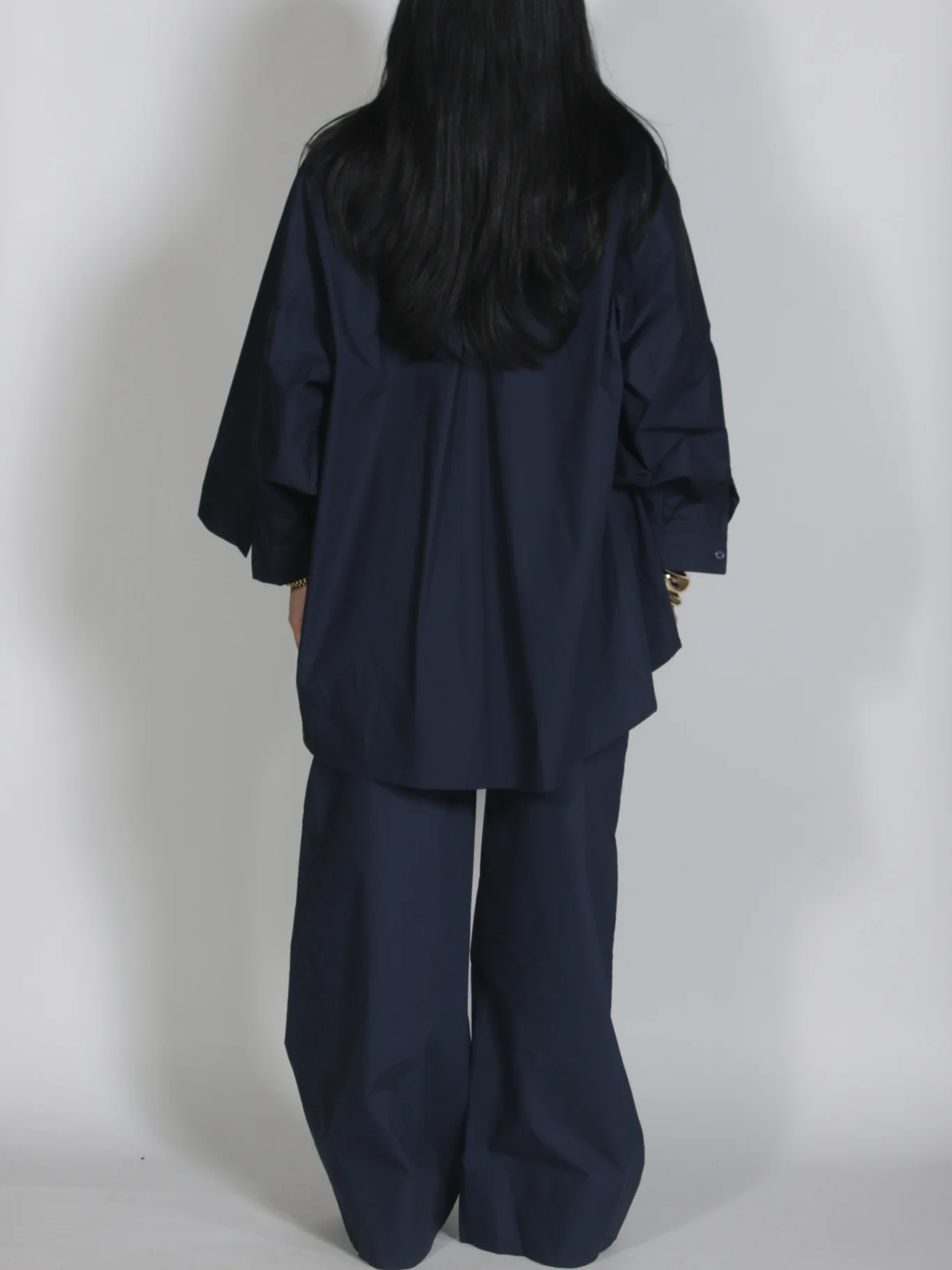 Retro Oversized Solid-Color Set