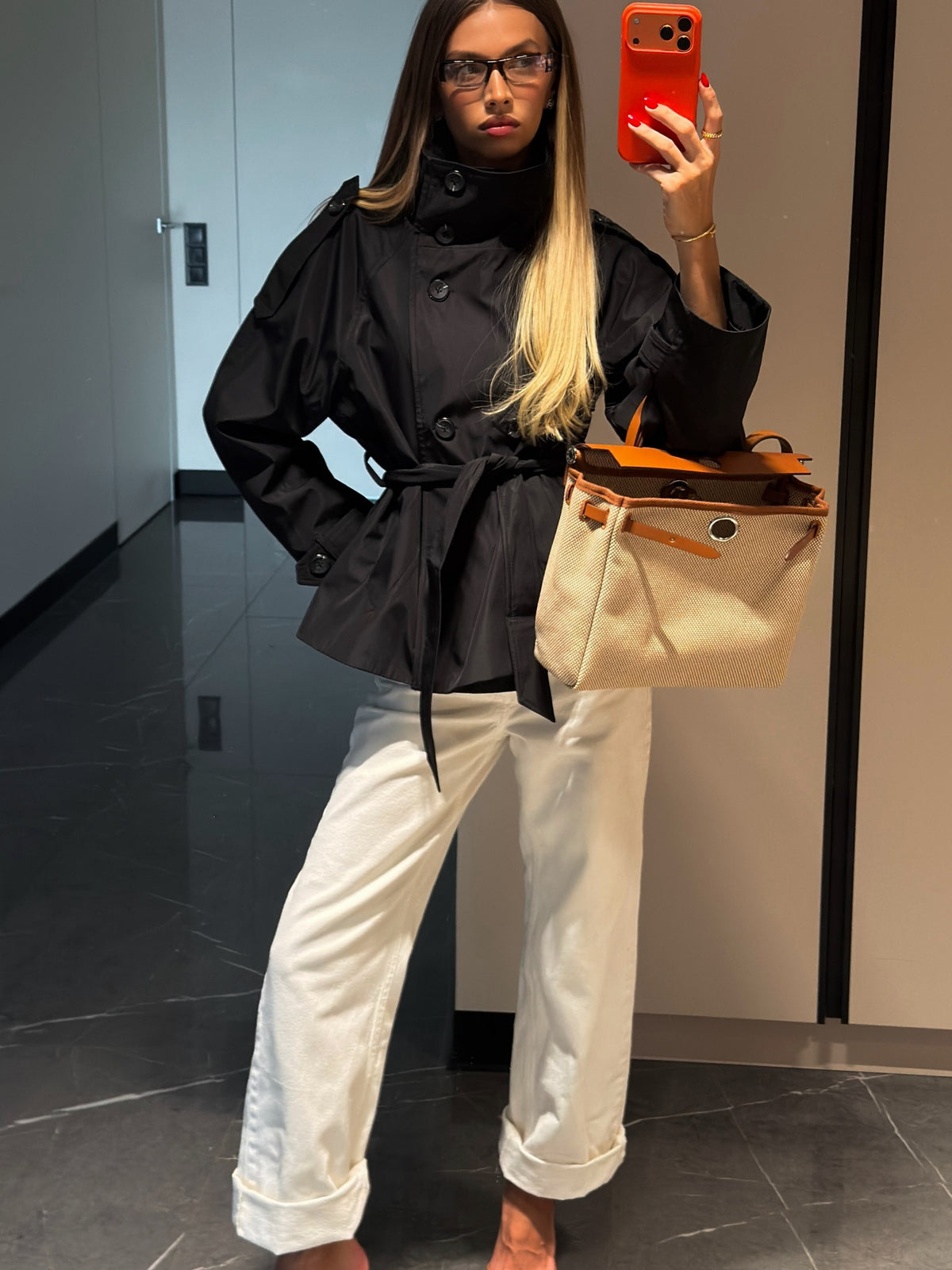 Double-Breasted Trench Coat