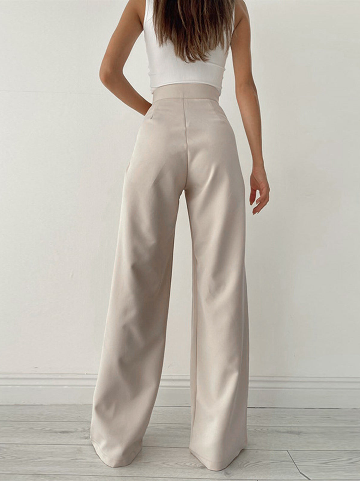 Palazzo Tied Wide Leg Pants