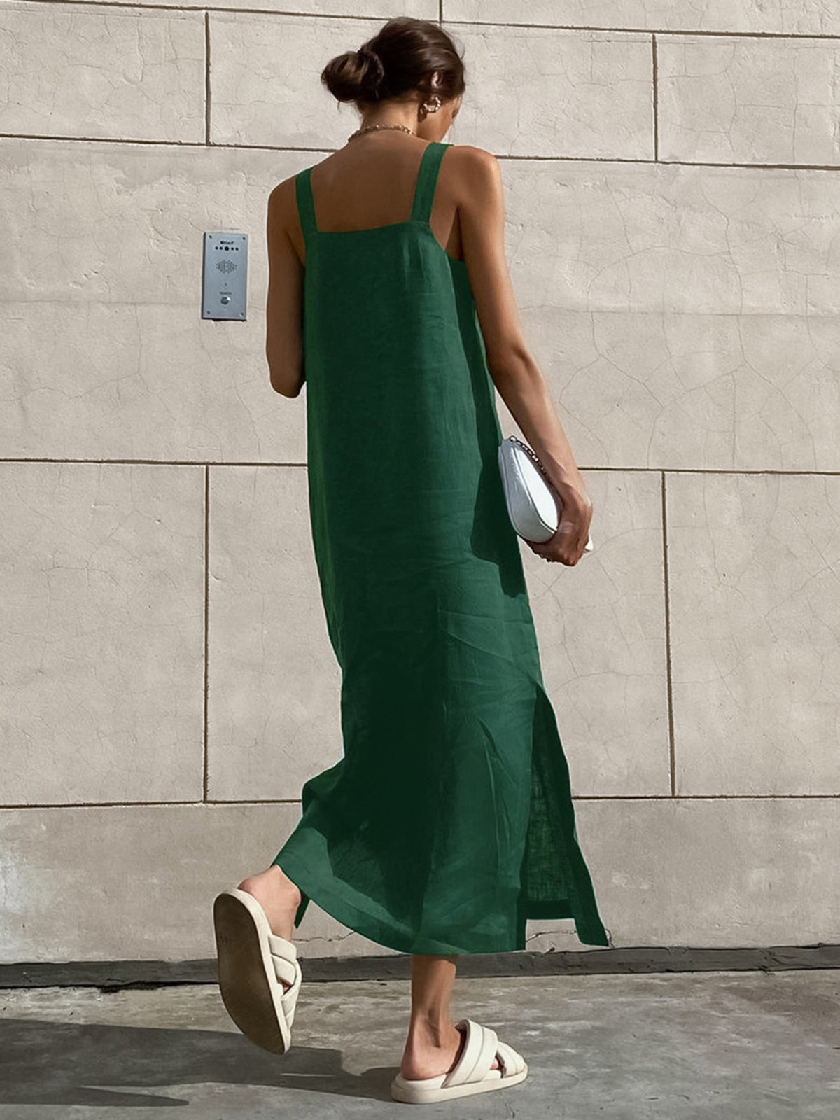 Minimalism Cotton Cami Long Dress