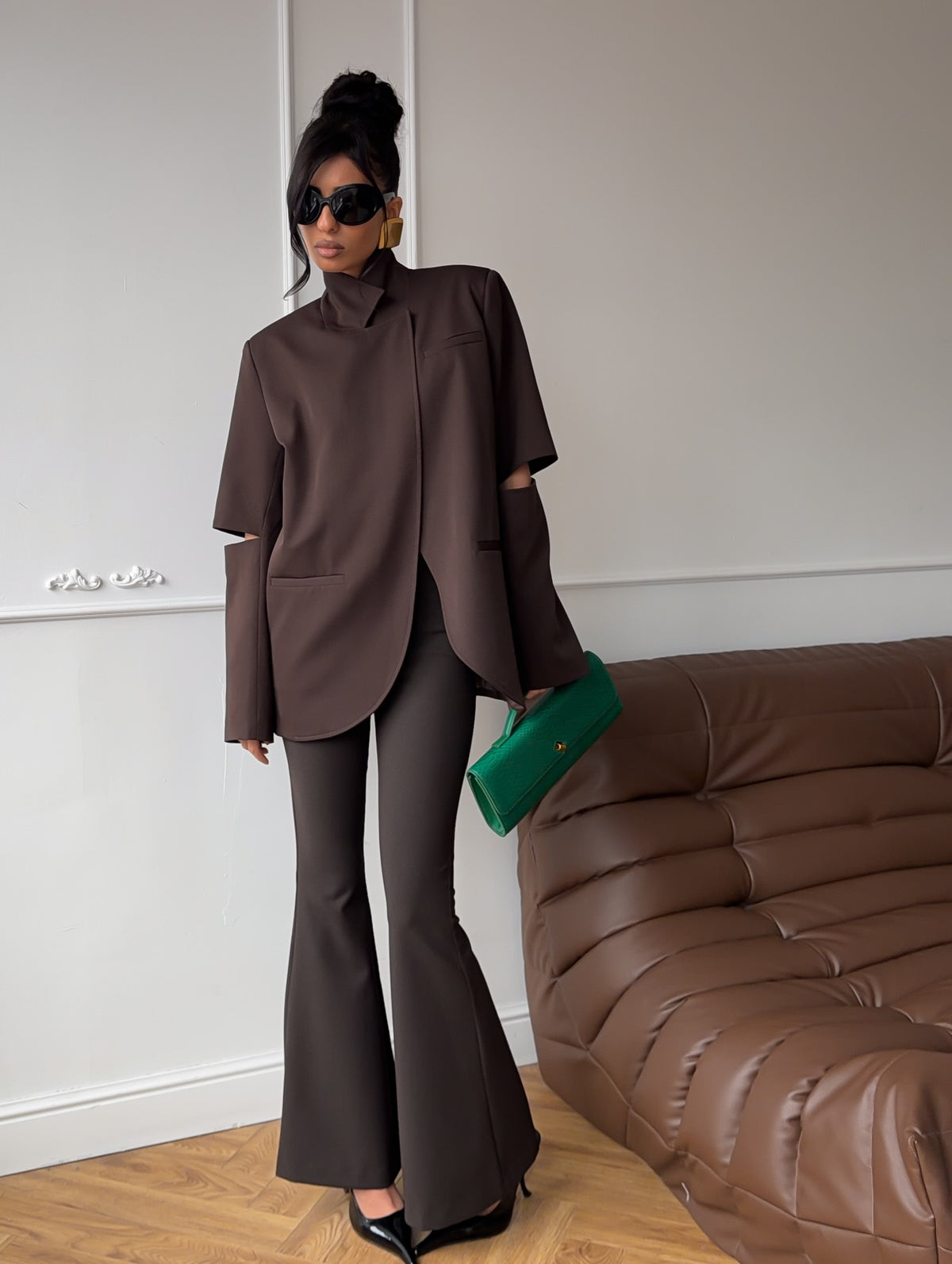Minimalist Asymmetrical Blazer
