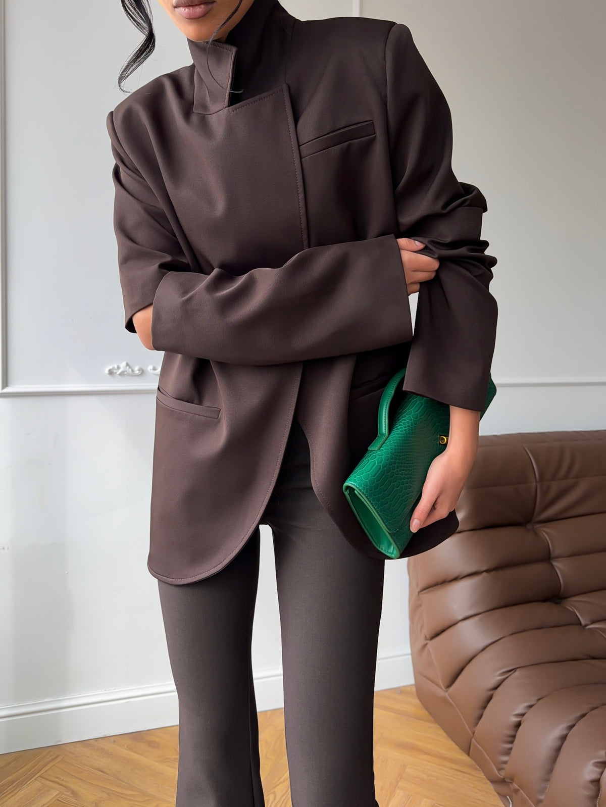 Minimalist Asymmetrical Blazer