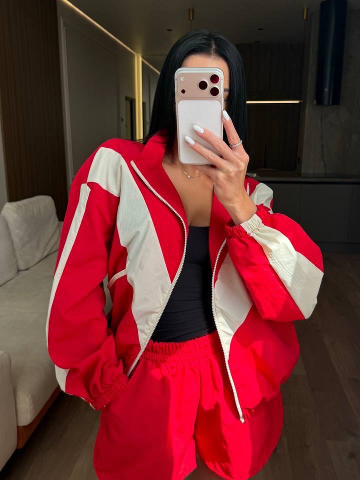 Windbreaker Shorts Set