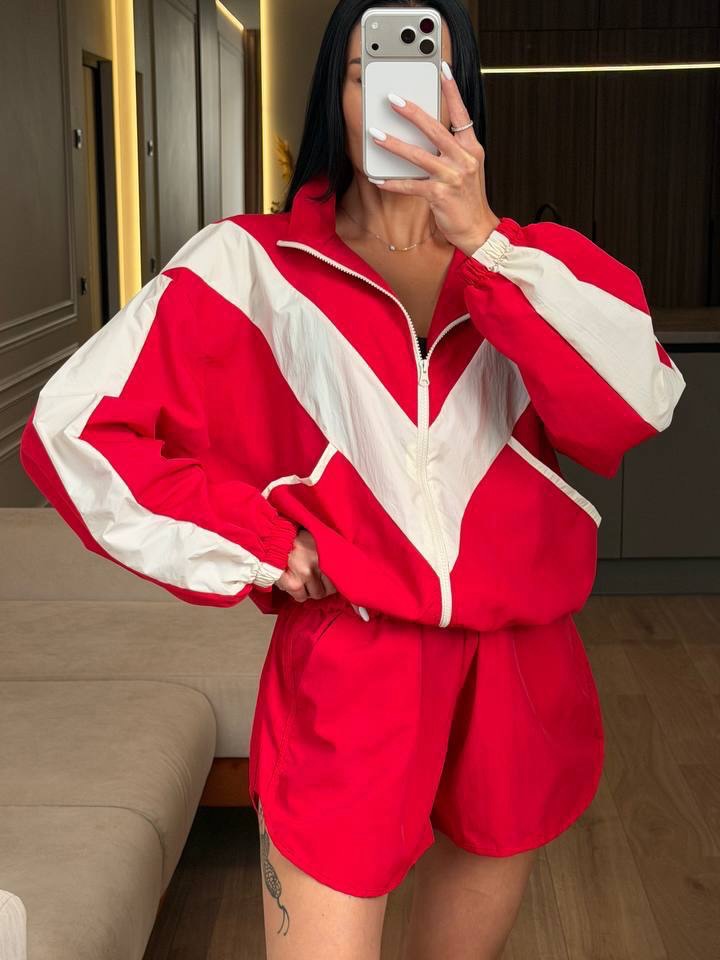 Windbreaker Shorts Set