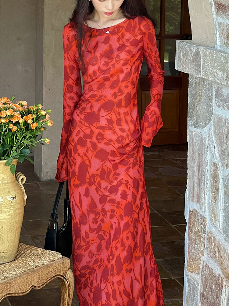 Morocco Rose Maxi Dress